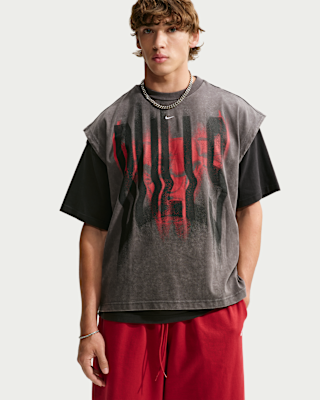 Мужские  Chicago Bulls Standard Issue Nike Sleeveless Basketball Top для баскетбола