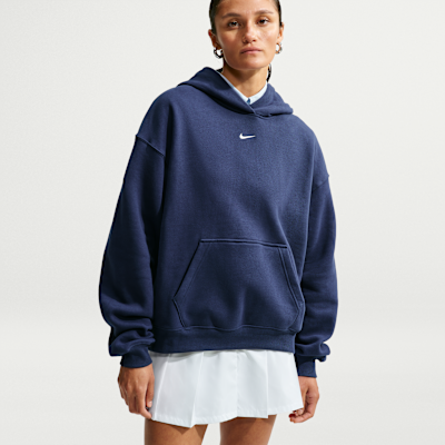 Nike Studio Fleece Orta Kalınlıkta Oversize Kapüşonlu Kadın Sweatshirt'ü