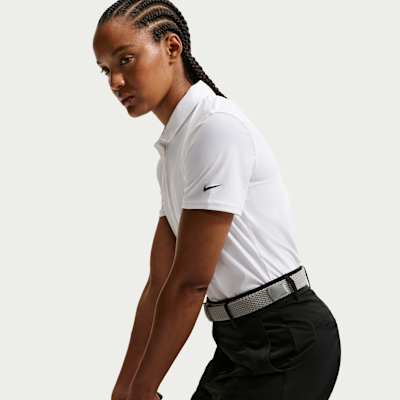 Nike Victory Dri-FIT Kısa Kollu Kadın Golf Polo Üstü görsel 3