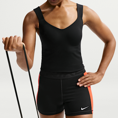 Nike Pro Sculpt Orta Destekli Pedli Kadın Spor Sütyenli Atlet görsel 3
