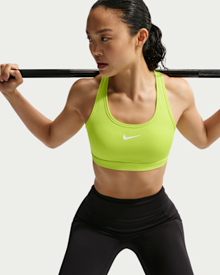 Женские  Nike Swoosh Medium-Support Padded Sports Bra