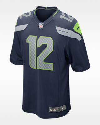Мужские джерси 12 Fan Seattle Seahawks Nike NFL Game Jersey