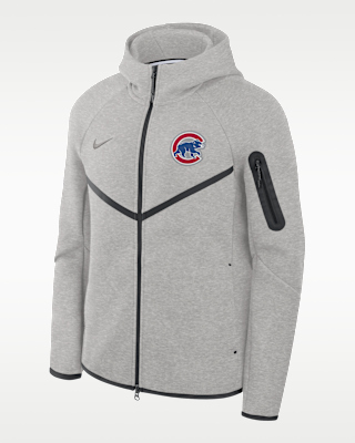 Chicago Cubs Tech Fleece Windrunner Men's Nike MLB Full-Zip Hooded Jacket