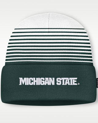 Женские Michigan State Sideline Utility Nike College Cuffed Beanie