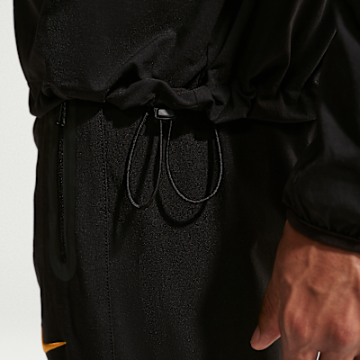 Nike Inter Milan Tech Windrunner Nike Tam Boy Fermuarlı Dokuma Erkek Futbol Ceketi görsel 6