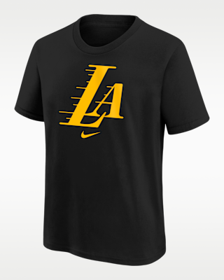 Playera de manga corta para niños talla grande Los Angeles Lakers ...