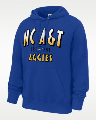 Мужское худи Nike College (North Carolina A&T University) Fleece Pullover Hoodie