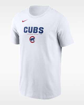 Мужская футболка Chicago Cubs Bold Team Name Nike MLB