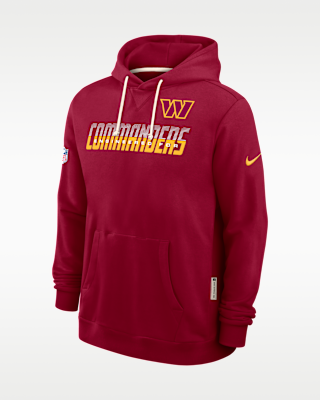 Мужское худи Washington Commanders Sideline Standard Issue Nike Dri-FIT NFL Pullover Hoodie