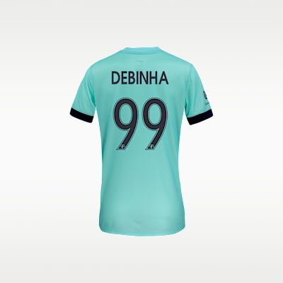 Debinha de Oliveira KC Current 2025 Stadium Away Women's Nike Dri-FIT NWSL Replica Jersey