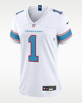 Женские джерси Cameron Ward Tennessee Titans Nike NFL Game Jersey