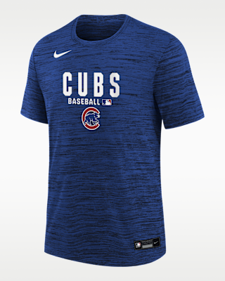 Детская футболка Chicago Cubs Authentic Collection Velocity Big Kids' Nike Dri-FIT MLB