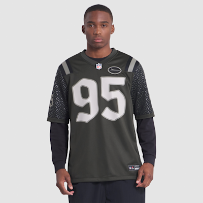 Quinnen Williams New York Jets Rivalries Collection Men’s Nike NFL Game Jersey