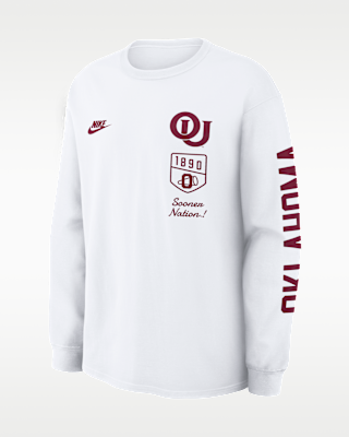 Мужская футболка Oklahoma Legacy Nike College Long-Sleeve