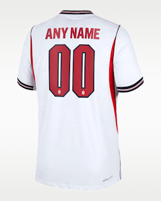 Мужские джерси England 2026 Match Home Nike Aero-FIT Soccer Authentic Custom Jersey By You