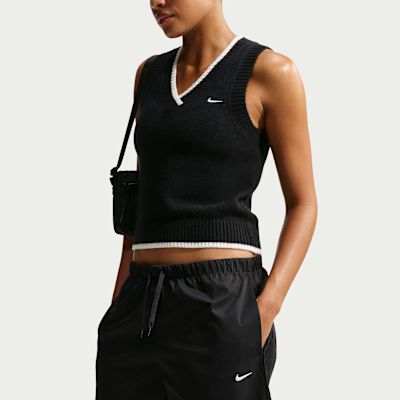 Nike Sportswear Chill Knit Bol Kesimli Kolsuz Kadın Süveteri görsel 3