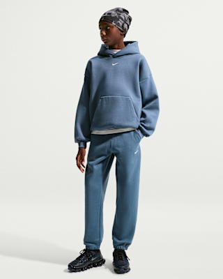 Детские Nike Solo Swoosh Kids' Fleece Cuffed Basketball Pants для баскетбола