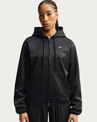 Женское худи Nike Studio Fleece Sport Therma-FIT Full-Zip Hoodie