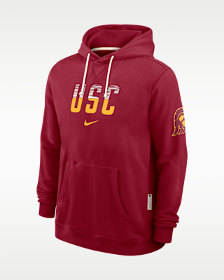 Мужское худи USC Sideline Standard Issue Nike Dri-FIT College Pullover Hoodie