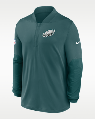 Мужские  Philadelphia Eagles Feel The Pressure Nike Dri-FIT NFL 1/2-Zip Top