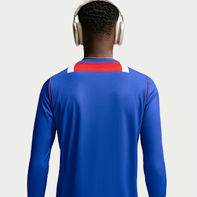 Футбольная футболка мужская Nike Paris Saint-Germain 2026/27 Stadium Home Dri-FIT Replica Long-Sleeve Jersey