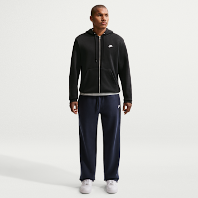 Nike Club Tam Boy Fermuarlı Fleece Erkek Kapüşonlu Üstü görsel 4