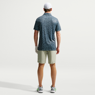 Nike Par Dri-FIT Grass Print Erkek Golf Polo Üstü görsel 5