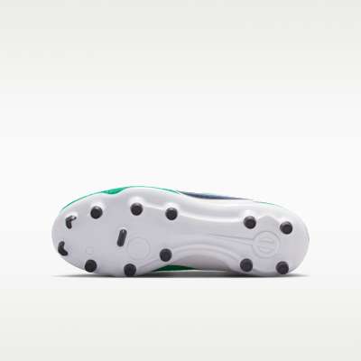 Tacos de fútbol para terrenos múltiples low para niños grandes Nike Jr. Tiempo Legend 10 Academy LV8