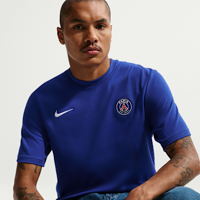 Nike Paris Saint-Germain Primary Nike Dri-FIT Erkek Futbol Tişörtü görsel 3