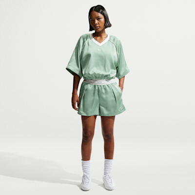 Nike Sportswear Oversize Saten Kadın Üstü görsel 4