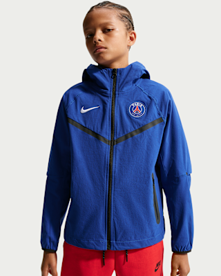 Женская куртка Paris Saint-Germain Tech Home Big Kids' Nike Dri-FIT Soccer Woven Anthem