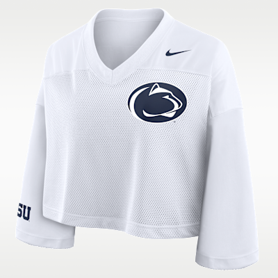 Penn State Jersey Women's Nike Dri-FIT College Cropped Top