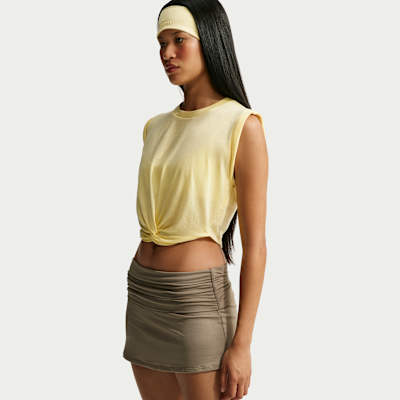 Топ женский Nike Skims Performance Cotton Blend Cropped Twist Tank Top, фото 3