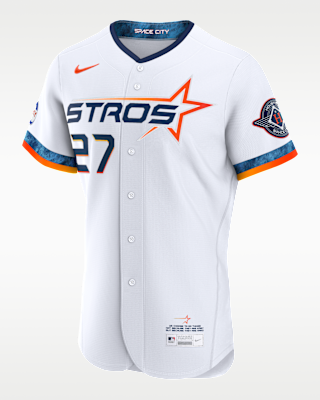 Мужские джерси Jose Altuve Houston Astros City Connect Nike MLB Authentic Jersey