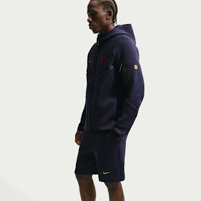Nike FC Barcelona Tech Fleece Nike Erkek Futbol Şortu görsel 4