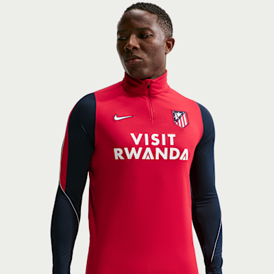Nike Atlético Madrid Strike Third Nike Dri-FIT Örgü Erkek Futbol Antrenman Üstü