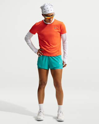 Женские шорты Nike Swift Dri-FIT Mid-Rise 2-in-1 Shorts для бега