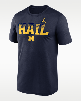 Мужская футболка Michigan Primetime Kinetic Mantra Legend Nike Dri-FIT College