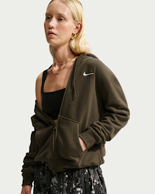 Женское худи Nike Studio Fleece Medium Weight Full-Zip Hoodie