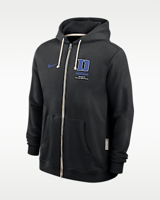 Мужское худи Duke Sideline Standard Issue Nike Dri-FIT College Full-Zip Hoodie