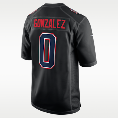 Jersey Nike de la NFL Game Fashion para hombre Christian Gonzalez New England Patriots Super Bowl LX
