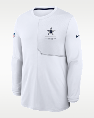 Мужские  Dallas Cowboys Sideline Coach Nike Dri-FIT NFL Long-Sleeve Top