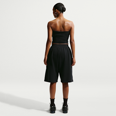 Nike Sportswear Oversize Normal Belli Fransız Havlu Kumaşı Kadın Bermuda Şort görsel 5