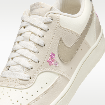 Nike Court Vision Low SE "Stitched Floral" Kadın Ayakkabısı görsel 7