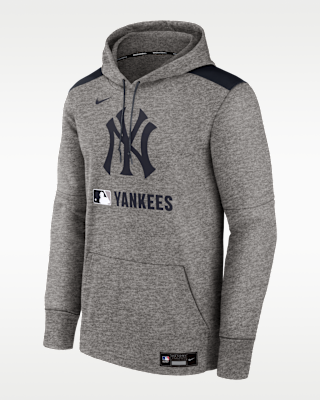 Мужское худи New York Yankees Authentic Collection Nike Therma MLB Pullover Hoodie