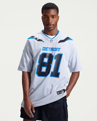 Мужские джерси Calvin Johnson Detroit Lions Rivalries Collection Nike NFL Game Jersey