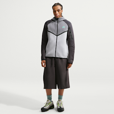 Nike Tech Fleece Windrunner Tam Boy Fermuarlı Erkek Ceketi görsel 4