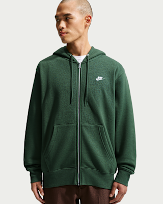 Мужское худи Nike Club Full-Zip Fleece Hoodie