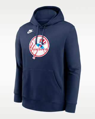 Мужское худи New York Yankees Cooperstown Logo Club Nike MLB Pullover Hoodie