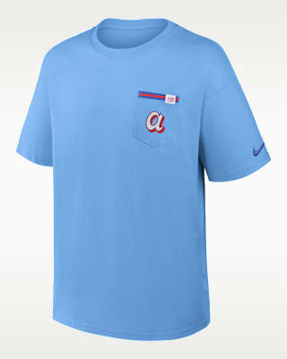 Мужская футболка Atlanta Braves City Connect 2-Hit Max90 Pocket Nike MLB